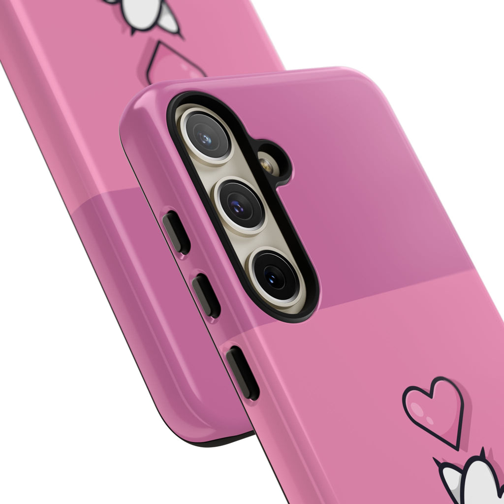 Cute Cat Paw Phone Case, Playful Pet Lover Gift, Animal Print Phone Cover, Heart Design Case, Fun Feminine Case, Kawaii Style