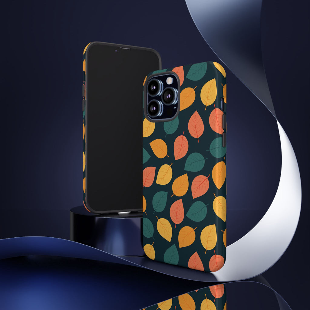 Autumn Leaves Phone Case - Protective Cell Phone Cover, Fall Aesthetic, Nature Lover Gift, Seasonal Accessories, Eco-Friendly Case
