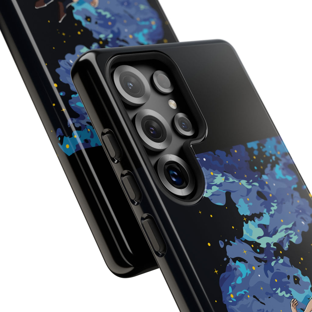 Tough Cases Phone Case - Artistic Galaxy Design, Cute Sleeve for Teens, Gift for Students, Unique Mobile Accessory, Trendy Tech Protection