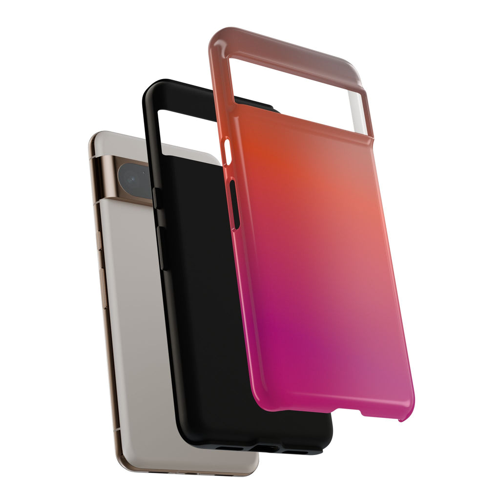 Gradient Phone Case, Custom Tough Case, Durable Phone Accessory, Vibrant Design, Gift for Tech Lovers, Birthday and Holiday Present
