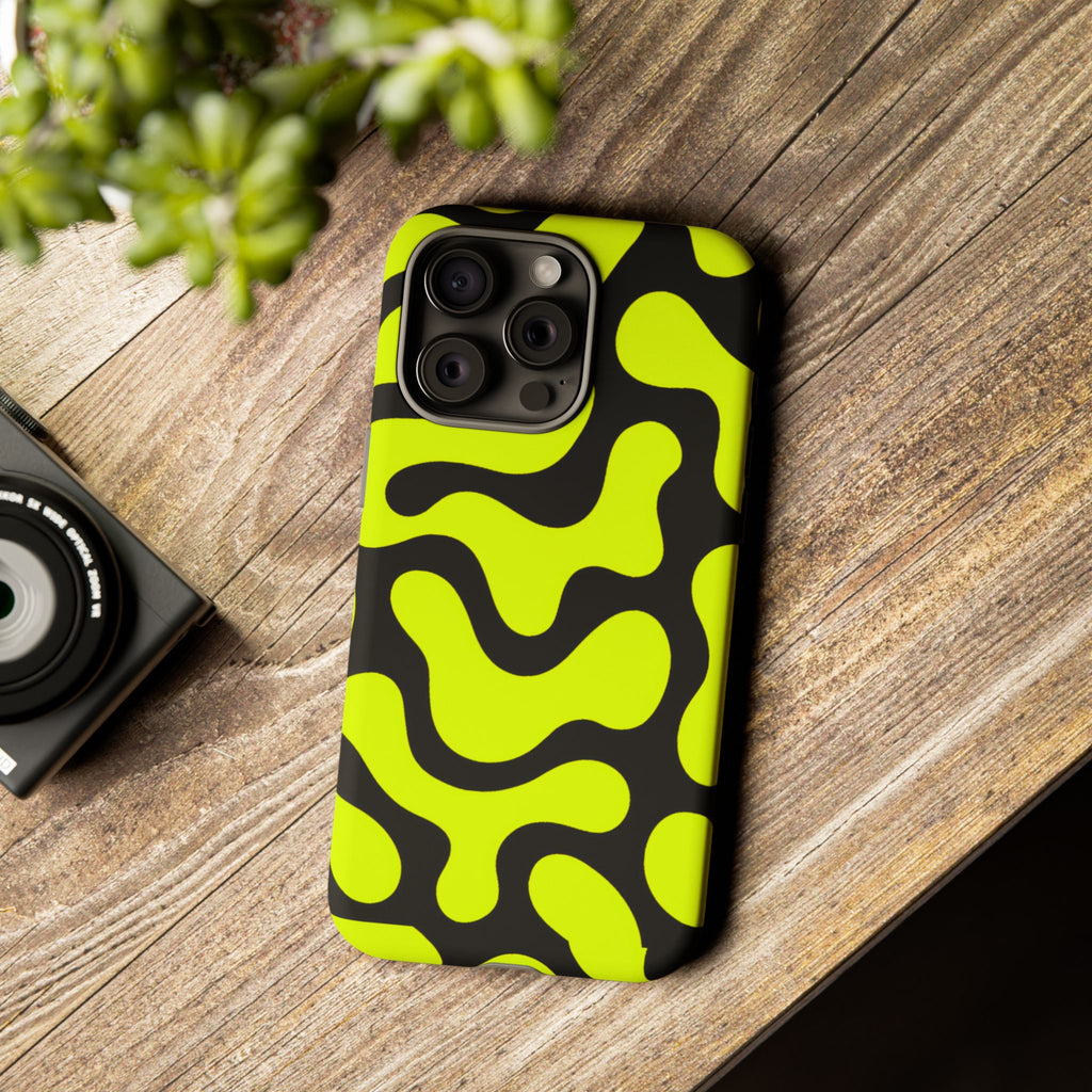 Bold Pattern Phone Case, Stylish Protective Cover, Unique Gift for Tech Lovers, Trendy Mobile Accessory, Rejuvenate Your Style