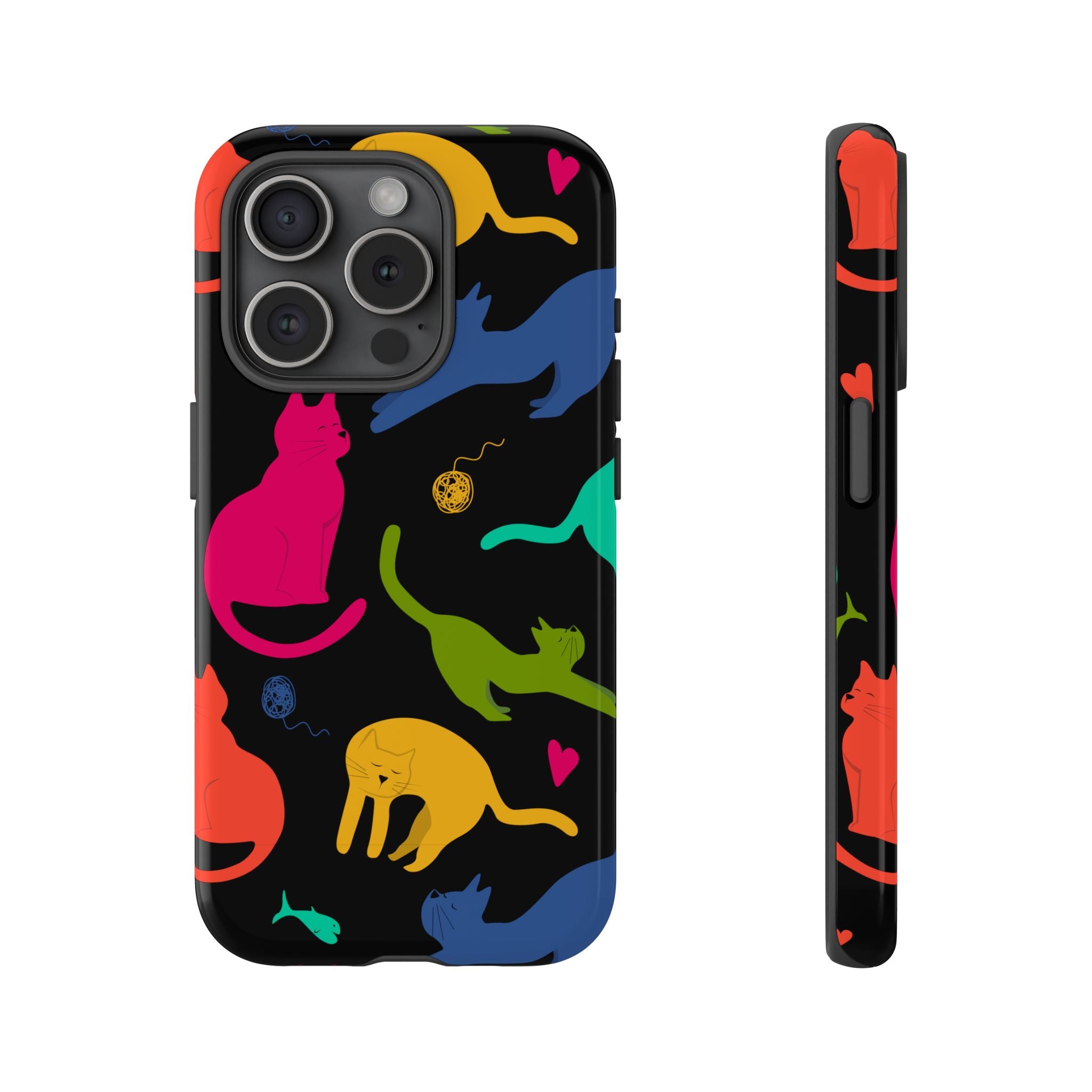 Colorful Cat Phone Case - Fun Pet Lover Accessory, Paw-some Gift for Cat Owners, Colorful Protective Cover, Cute Animal Phone [...]