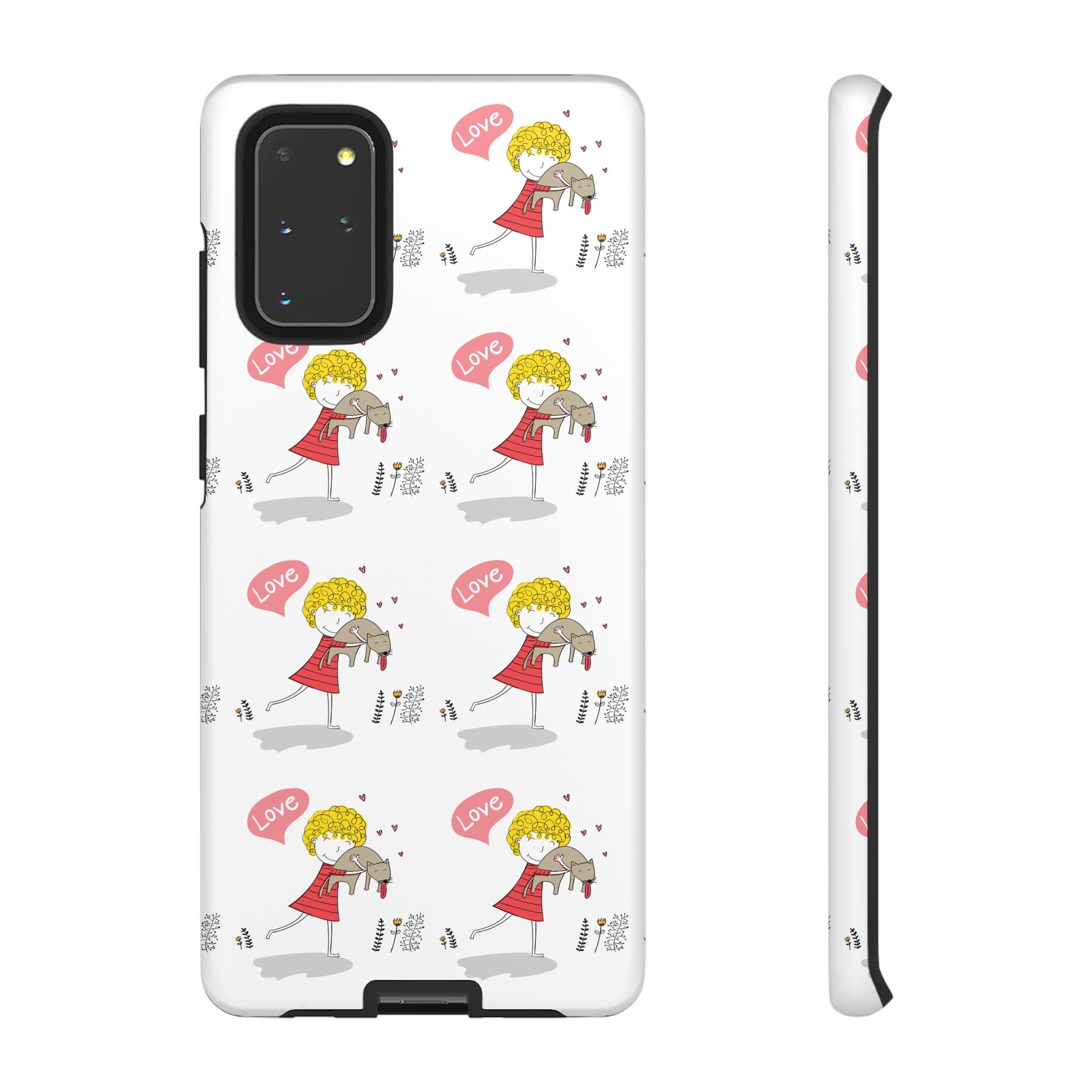 Love-Themed Phone Case | Cute Pet Lover Accessory, Perfect Gift for Birthdays, Anniversaries, Animal Lovers, Valentine's Day