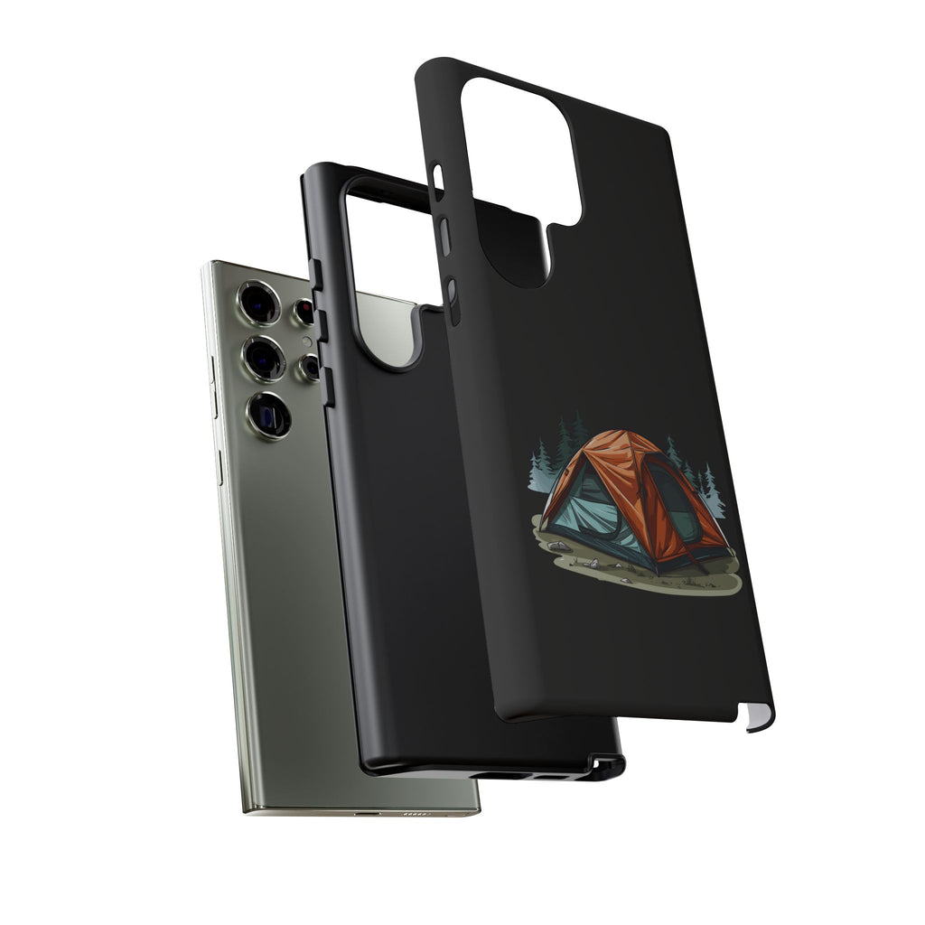 Camping Phone Case, Outdoor Adventure, Nature Lover Gift, Tough Cases, Hiking Accessory, Travel Gear, Camping Vibes