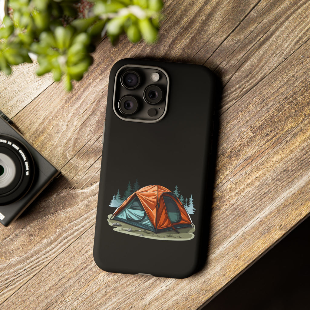 Camping Phone Case, Outdoor Adventure, Nature Lover Gift, Tough Cases, Hiking Accessory, Travel Gear, Camping Vibes