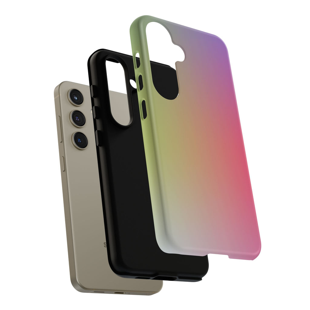 Gradient Phone Case, Tough Cases, Colorful Tech Accessory, Modern Phone Protection, Trendy Gift for Friends, Birthday, Holidays