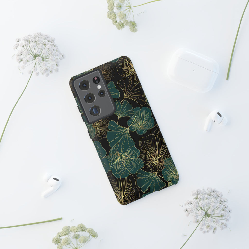 Floral Phone Case - Tough Cases, Protective Cover, Stylish Accessory, Gift for Her, Nature-Inspired Design