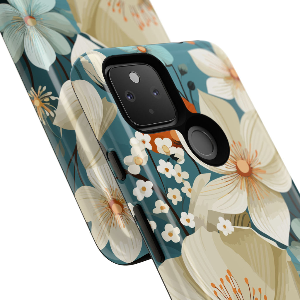 Floral Phone Case, Stylish Tough Cases with Botanical Design, Flower Print Phone Cover, Gifts for Nature Lovers, Eco-Friendly Mobile Cover