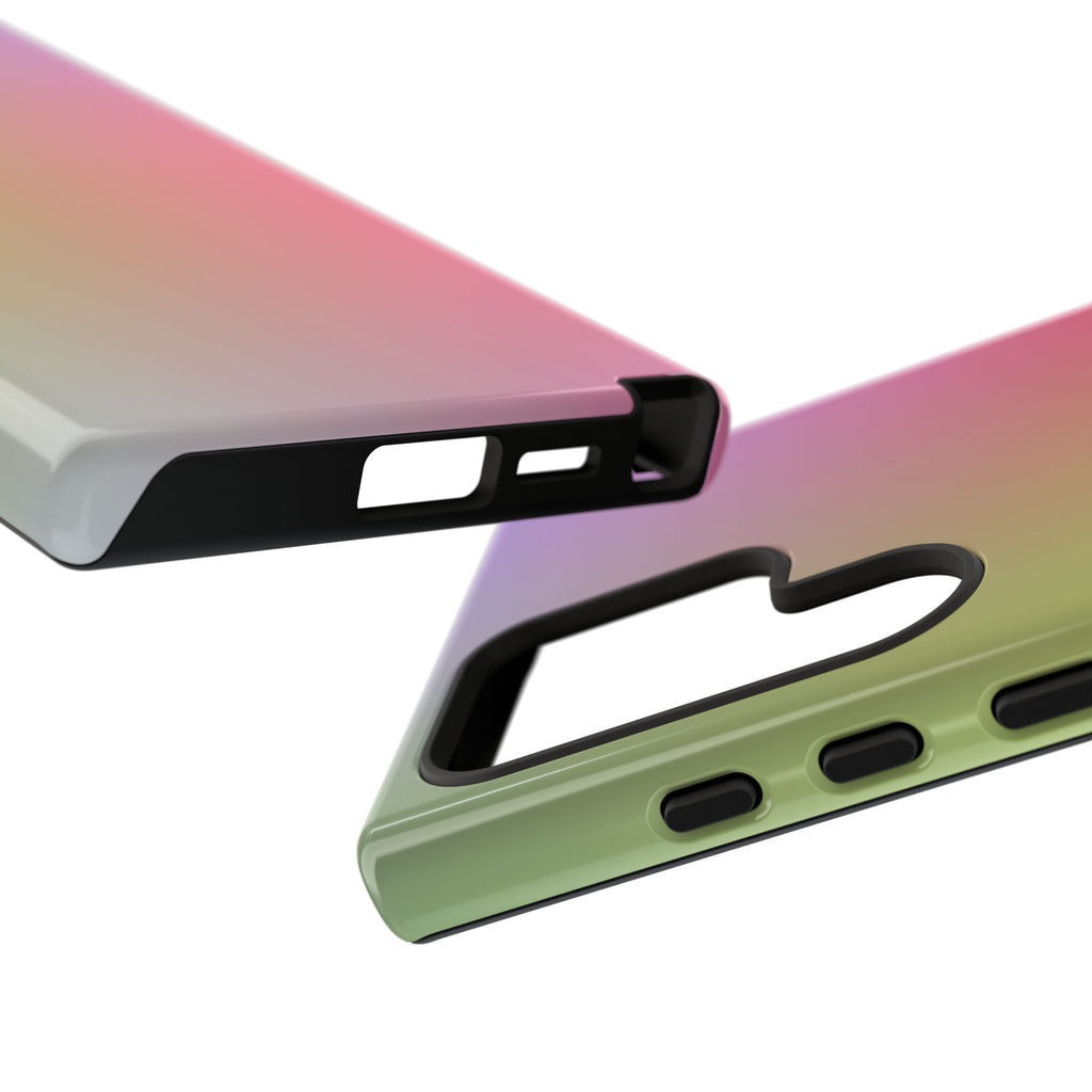 Gradient Phone Case, Tough Cases, Colorful Tech Accessory, Modern Phone Protection, Trendy Gift for Friends, Birthday, Holidays