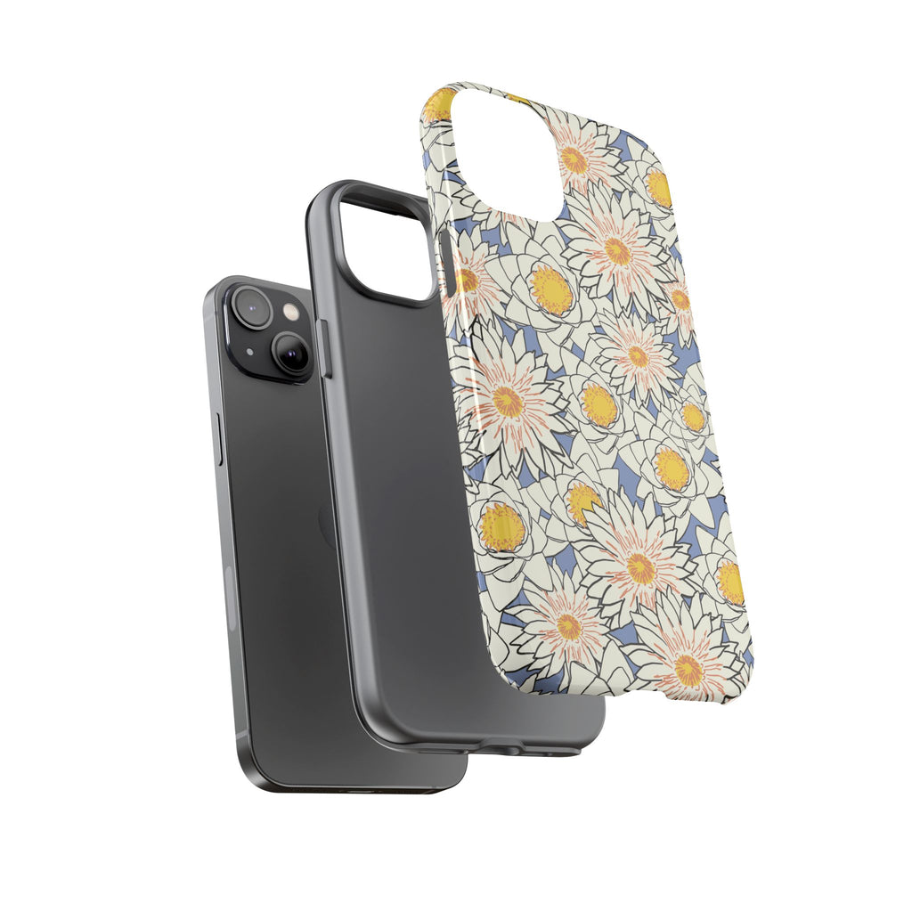 Stylish Phone Case, Floral Protective Cover, Gift for Nature Lovers, Trendy Tech Accessory, Customizable Phone Case