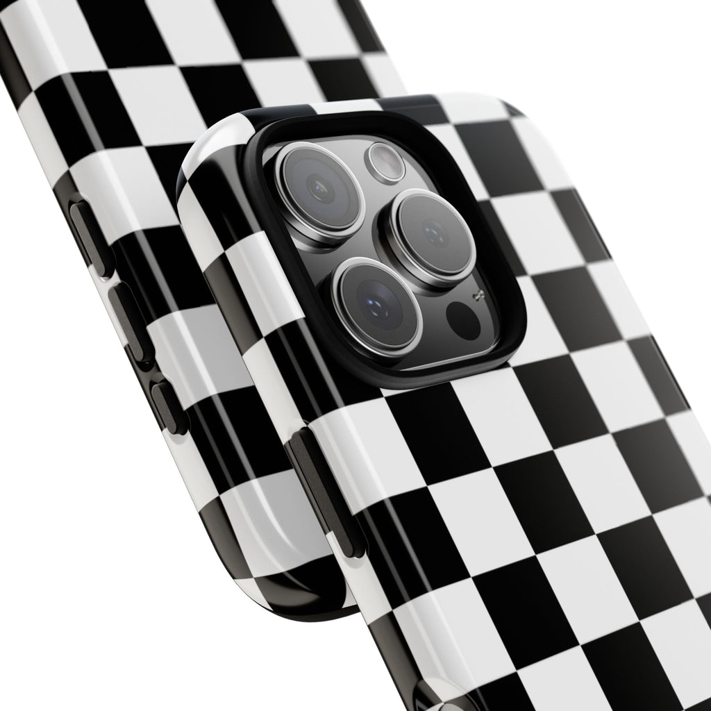 Stylish Checkered Phone Case | Trendy Protective Cover for iPhone, Gift for Teens, Fashion Accessory, Unique Design for All Occasions