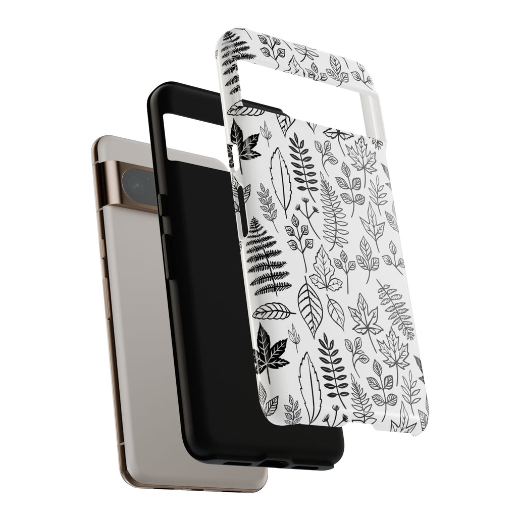 Stylish Phone Case for Nature Lovers, Botanical Design, Gift for Her, Fall Accessories, Customizable Tech Gear
