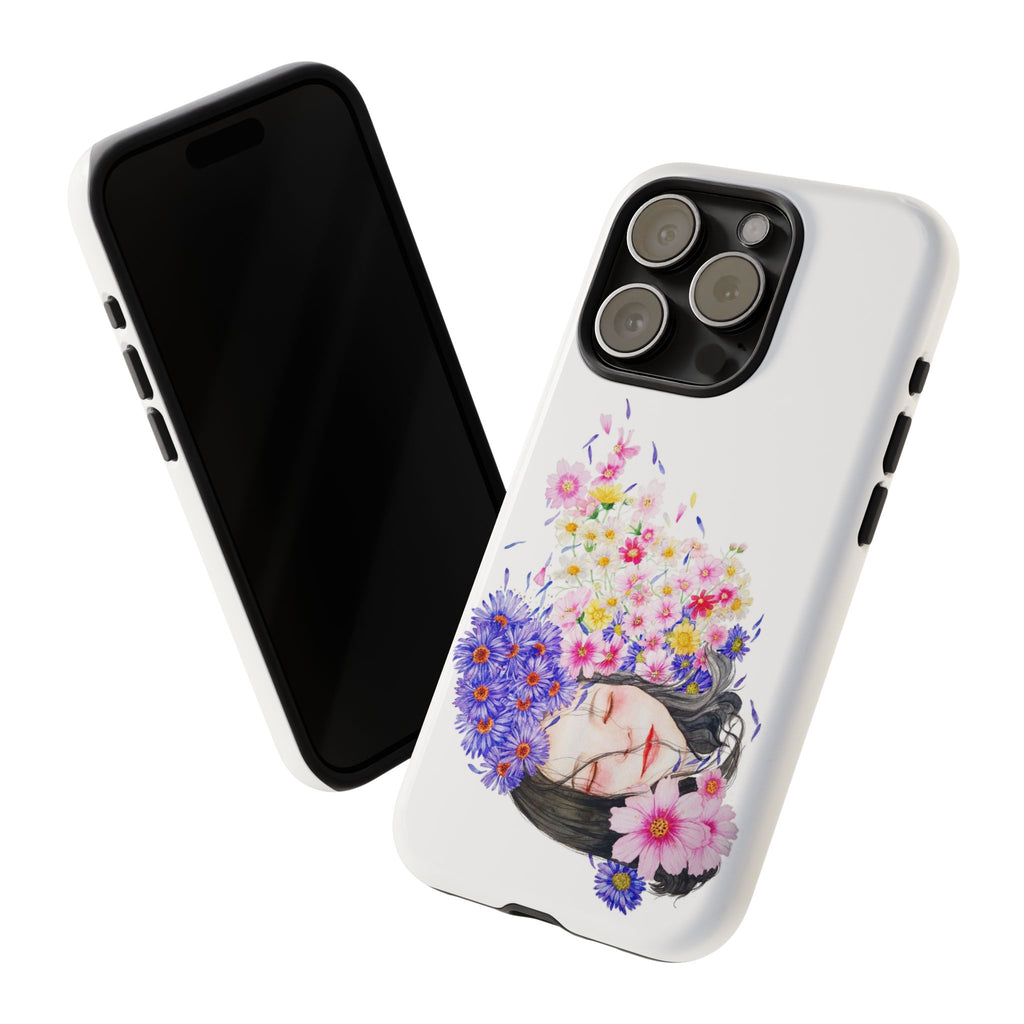Floral Phone Case | Tough Cases | Cute Floral Design, Gift for Her, Spring Accessory, Mother's Day Gift, Stylish Protection