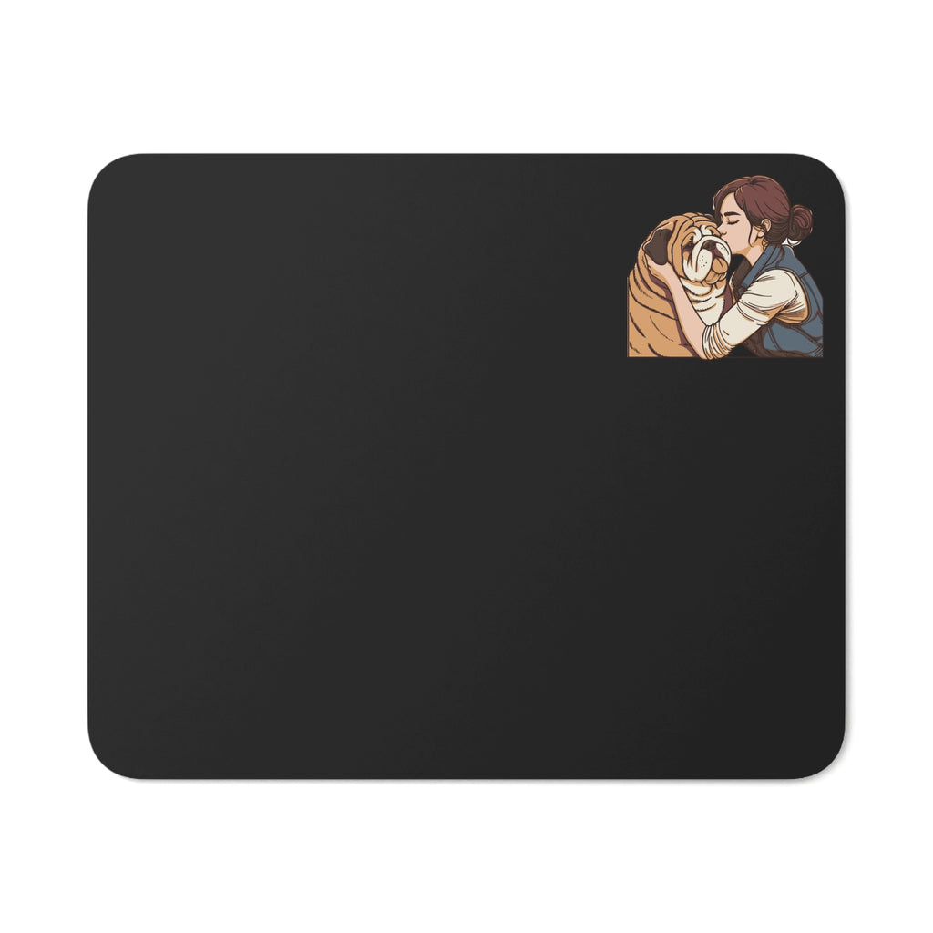 Cute Pet Lover's Desk Mouse Pad with Custom Art for Animal Lovers, Office Decor, Gift for Pet Owners, Inspirational Mouse Mat, Dog Cat [...]