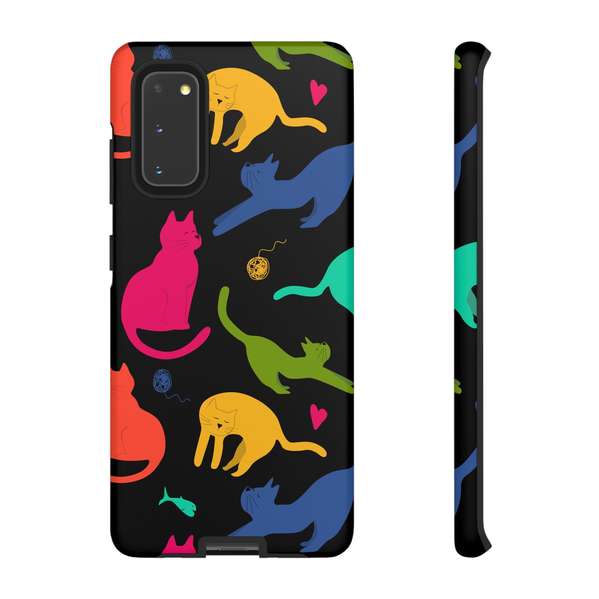 Colorful Cat Phone Case - Fun Pet Lover Accessory, Paw-some Gift for Cat Owners, Colorful Protective Cover, Cute Animal Phone [...]