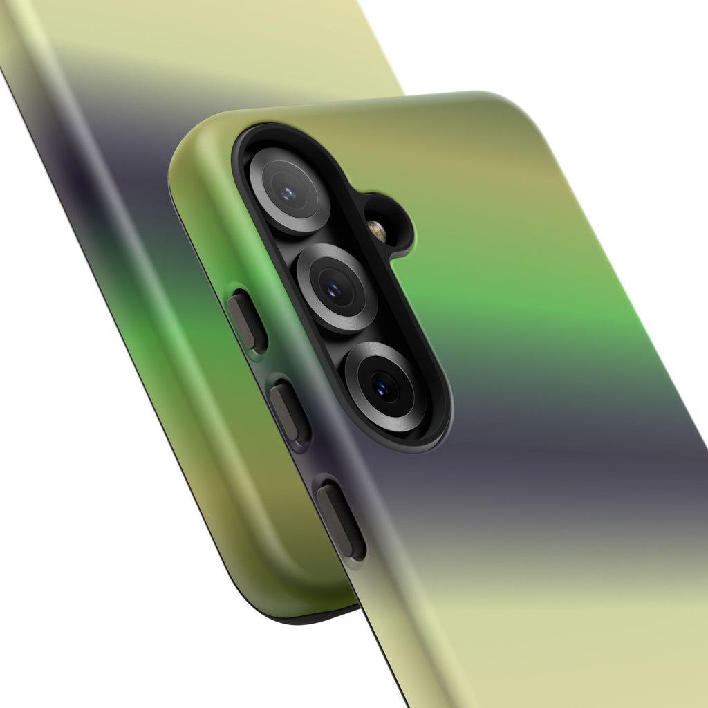 Gradient Phone Case - Tough Cases, Unique Cell Phone Cover, Stylish Tech Accessories, Green and Black Gradient, Perfect Gift
