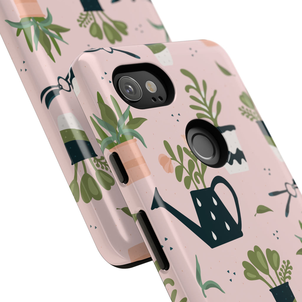 Floral Phone Case, Cute Plant Lover Case, Gift for Gardeners, Phone Cover, Green Thumb Accessories, Mother's Day Gift