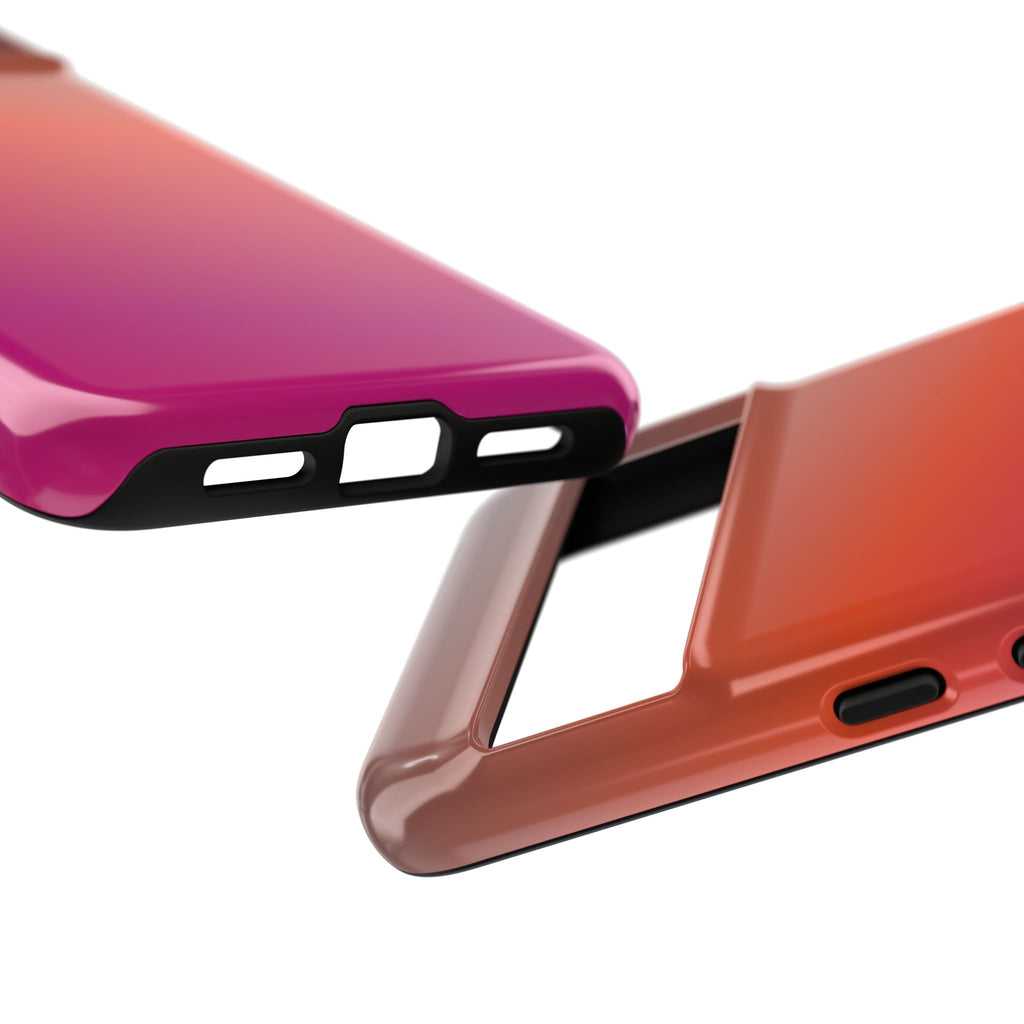 Gradient Phone Case, Custom Tough Case, Durable Phone Accessory, Vibrant Design, Gift for Tech Lovers, Birthday and Holiday Present