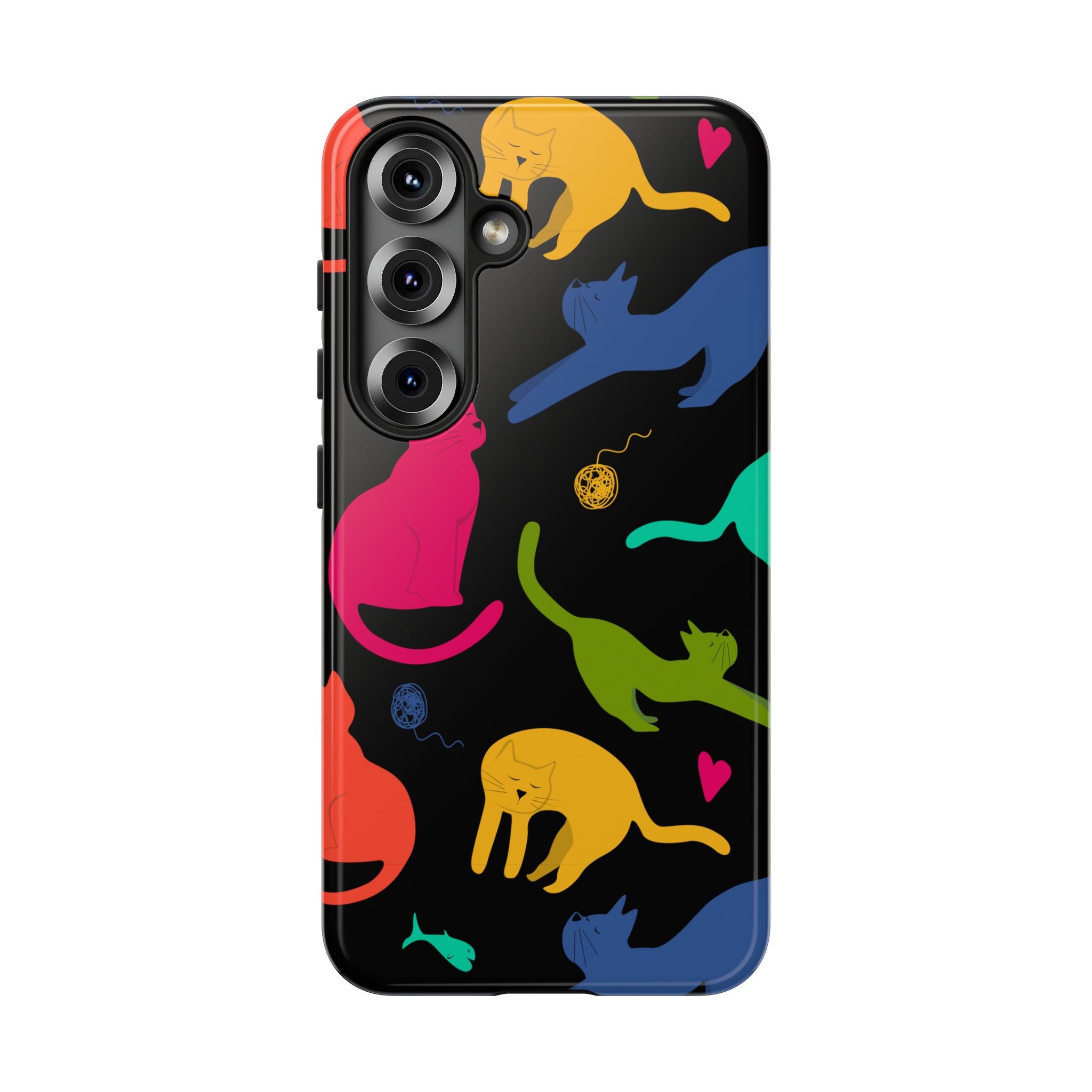 Colorful Cat Phone Case - Fun Pet Lover Accessory, Paw-some Gift for Cat Owners, Colorful Protective Cover, Cute Animal Phone [...]