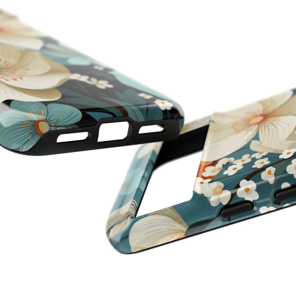 Floral Phone Case, Stylish Tough Cases with Botanical Design, Flower Print Phone Cover, Gifts for Nature Lovers, Eco-Friendly Mobile Cover