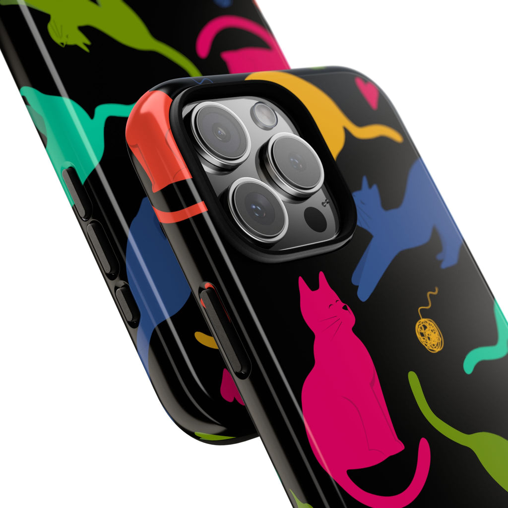Colorful Cat Phone Case - Fun Pet Lover Accessory, Paw-some Gift for Cat Owners, Colorful Protective Cover, Cute Animal Phone [...]