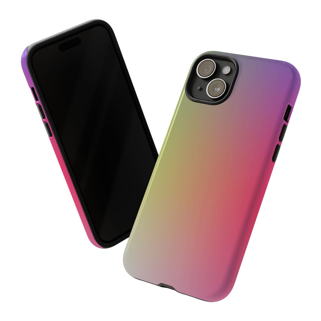 Gradient Phone Case, Tough Cases, Colorful Tech Accessory, Modern Phone Protection, Trendy Gift for Friends, Birthday, Holidays