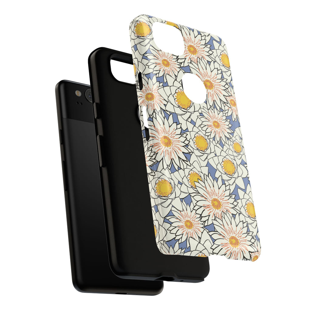Stylish Phone Case, Floral Protective Cover, Gift for Nature Lovers, Trendy Tech Accessory, Customizable Phone Case