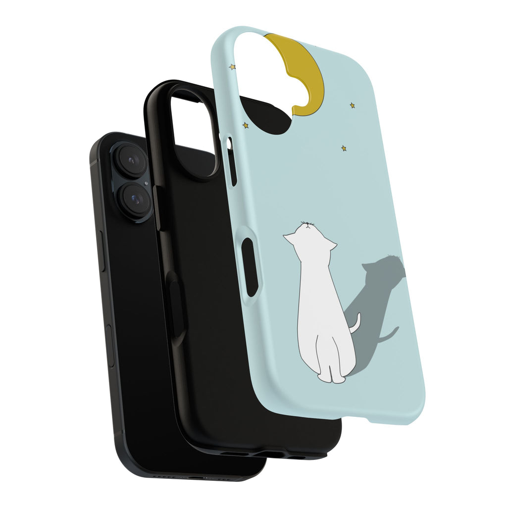Cute Cat Phone Case, Tough Phone Cover, Pet Lover Gift, Unique Case, Animal Decor, Birthday Gift