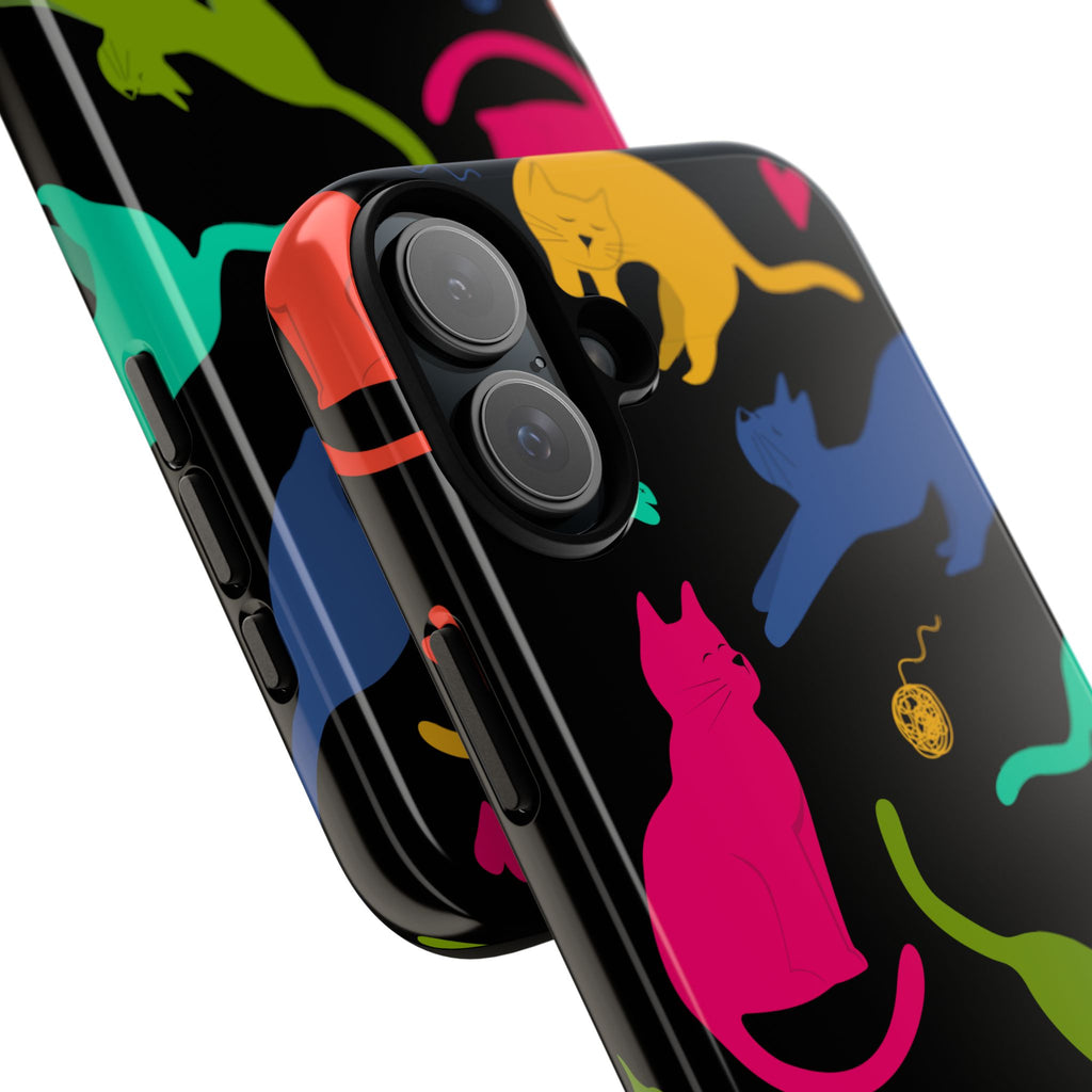 Colorful Cat Phone Case - Fun Pet Lover Accessory, Paw-some Gift for Cat Owners, Colorful Protective Cover, Cute Animal Phone [...]