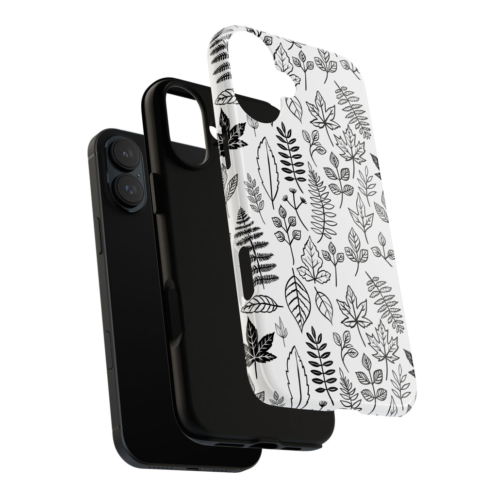 Stylish Phone Case for Nature Lovers, Botanical Design, Gift for Her, Fall Accessories, Customizable Tech Gear