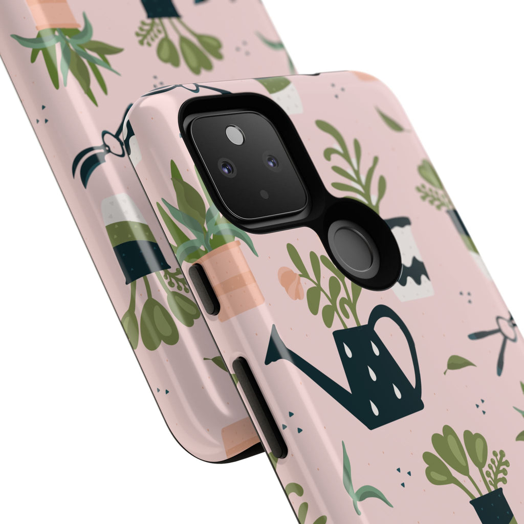 Floral Phone Case, Cute Plant Lover Case, Gift for Gardeners, Phone Cover, Green Thumb Accessories, Mother's Day Gift