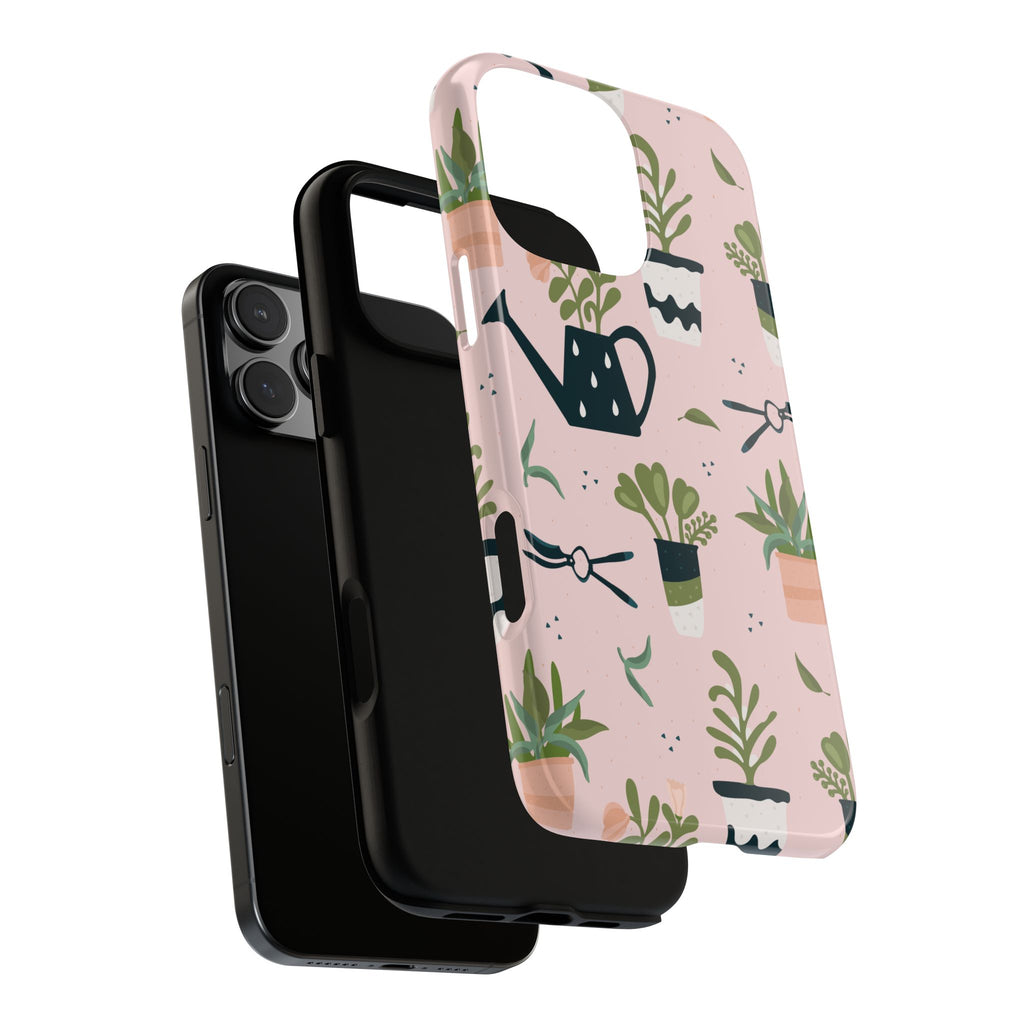 Floral Phone Case, Cute Plant Lover Case, Gift for Gardeners, Phone Cover, Green Thumb Accessories, Mother's Day Gift