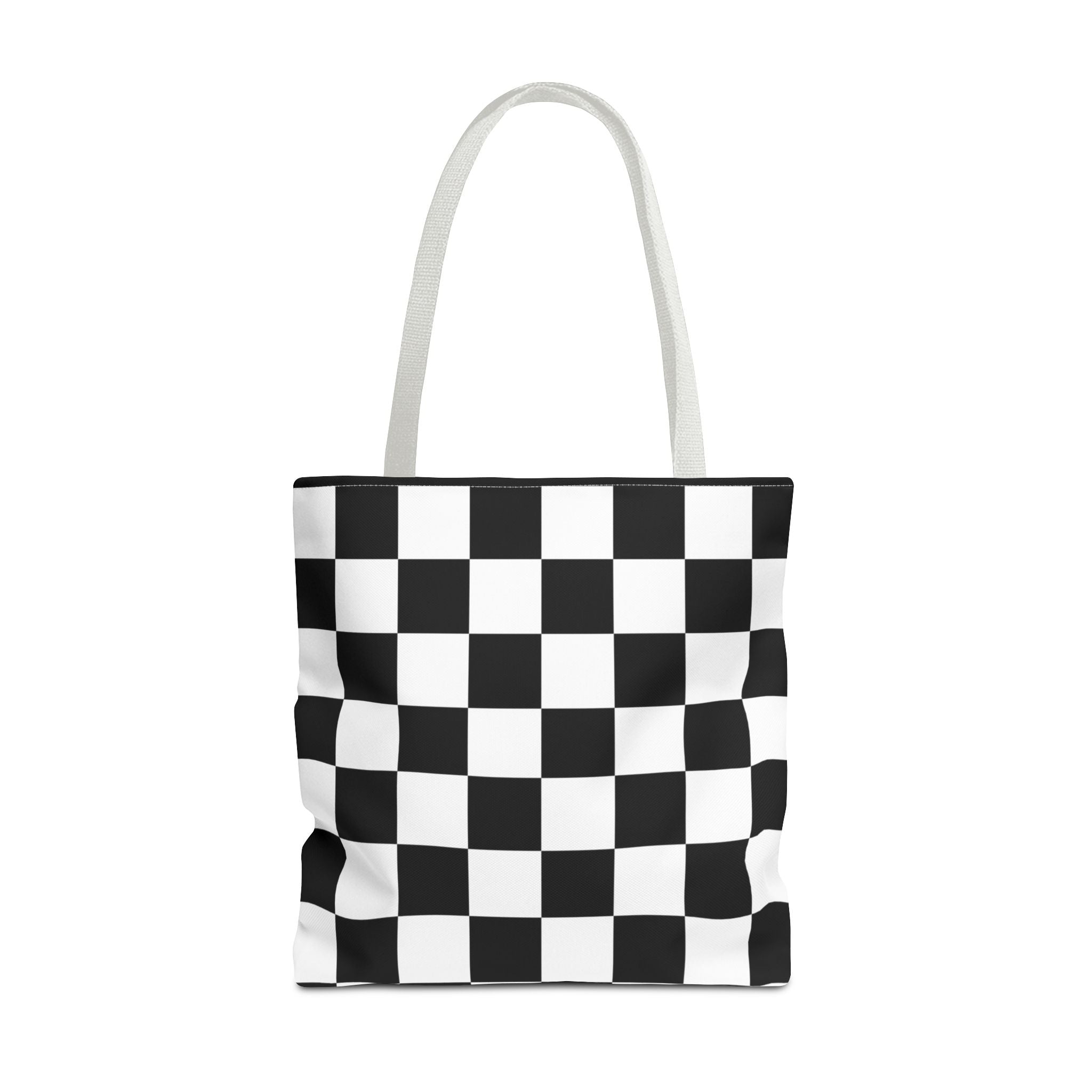 Tote Bag Finish Line - Checkered Victory – Tote Bag for Racing Fans