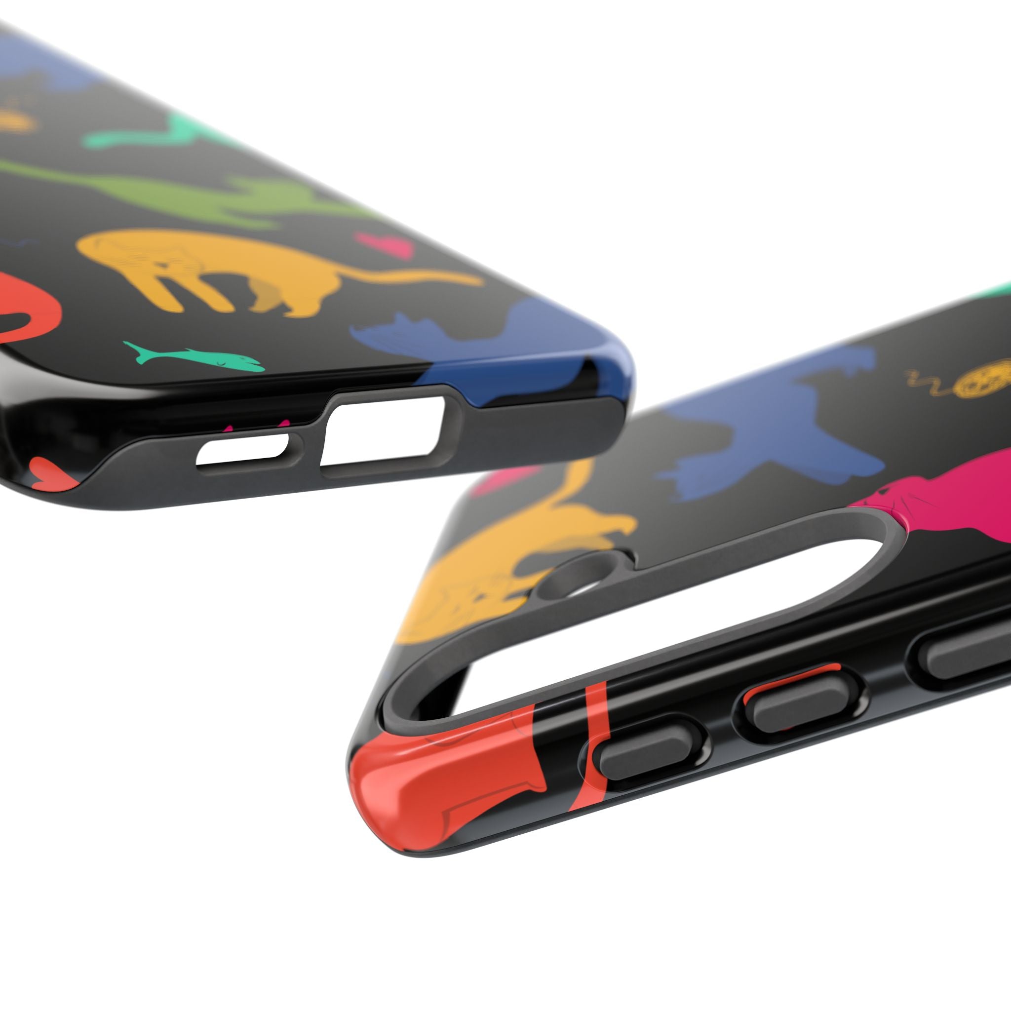 Colorful Cat Phone Case - Fun Pet Lover Accessory, Paw-some Gift for Cat Owners, Colorful Protective Cover, Cute Animal Phone [...]