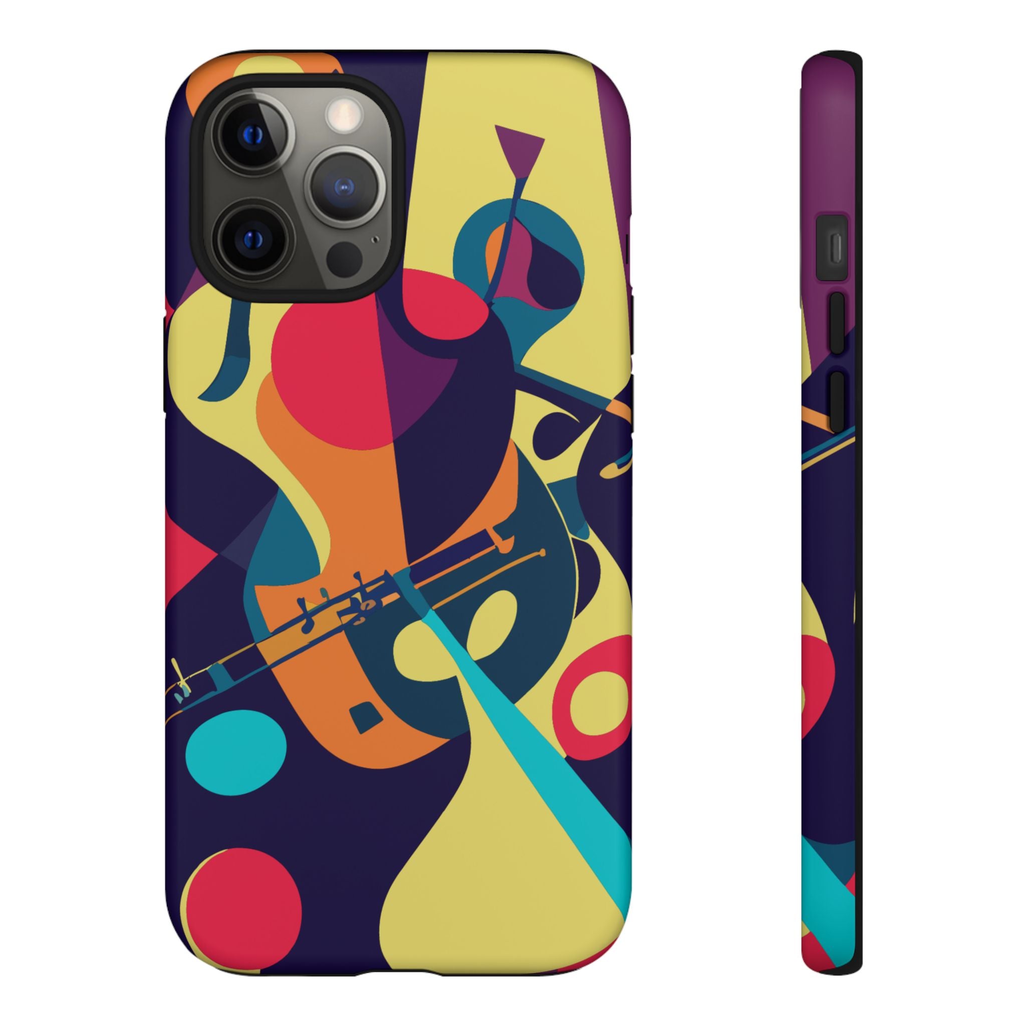 Vibrant Guitar Phone Case - Tough Cases for Music Lovers, Colorful Phone Cover, Gifts for Musicians, Artistic Mobile Accessories, [...]