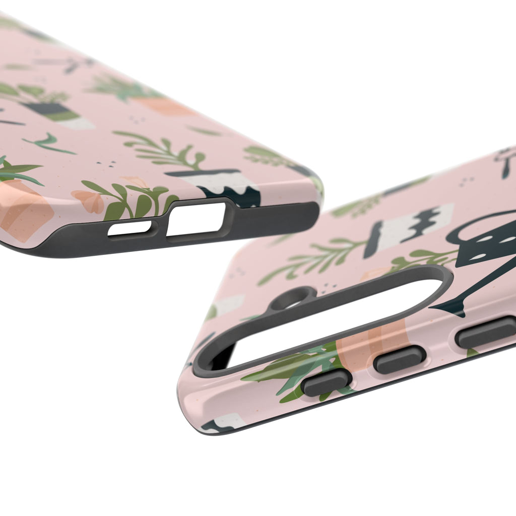 Floral Phone Case, Cute Plant Lover Case, Gift for Gardeners, Phone Cover, Green Thumb Accessories, Mother's Day Gift