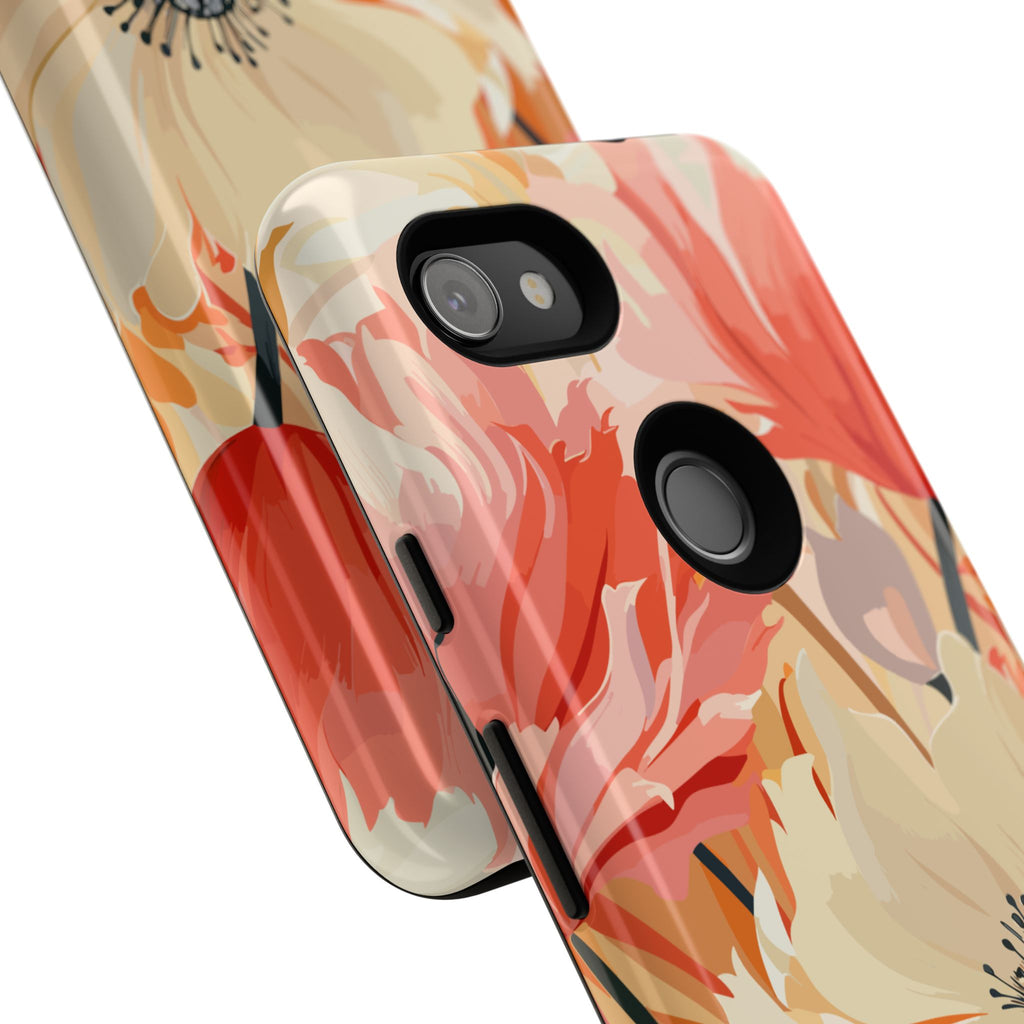 Floral Phone Case, Tough Protective Cover for Floral Lovers, Perfect Gift for Friends, Spring Celebration, Art Lovers Gift