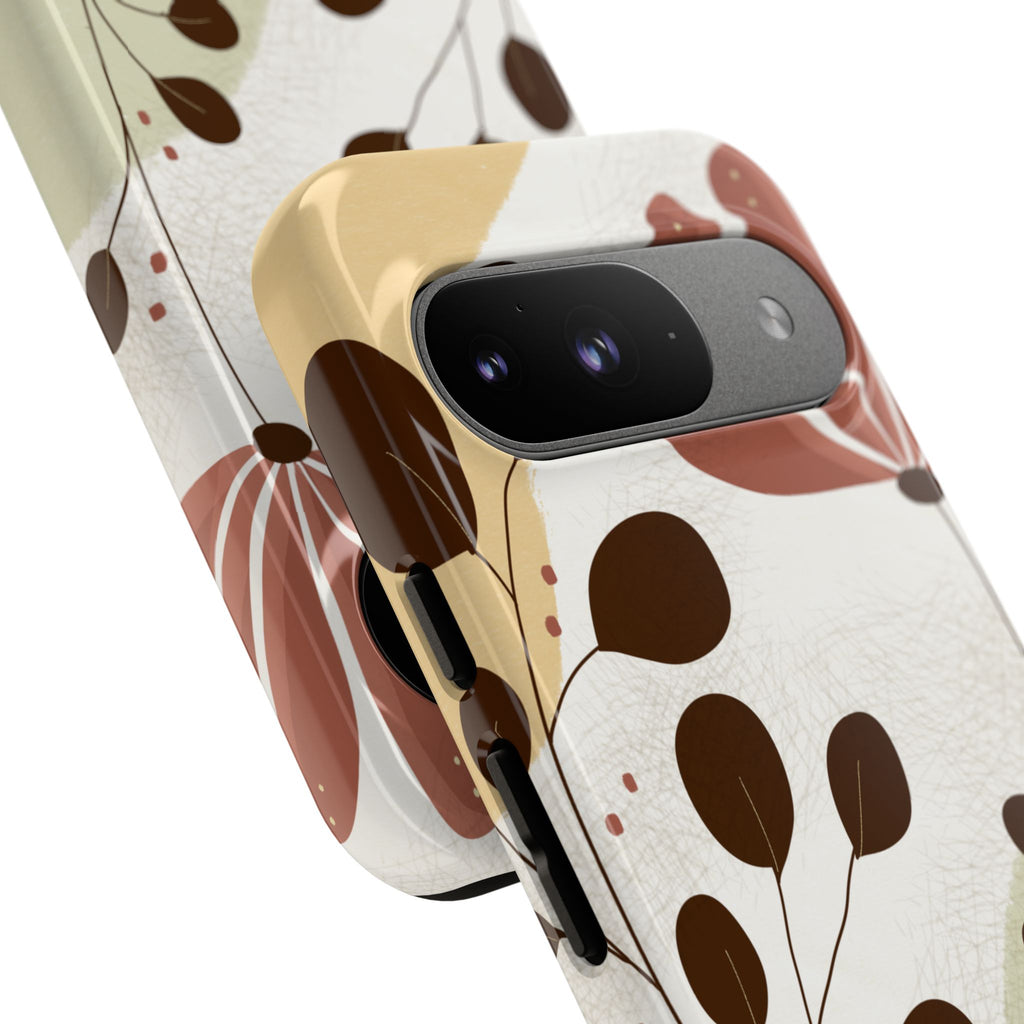 Floral Phone Case - Stylish Tough Cases for Women, Trendy Phone Cover, Gift for Her, Birthday Present, Everyday Use