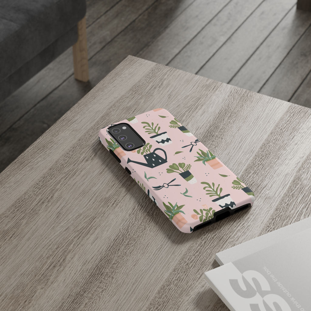 Floral Phone Case, Cute Plant Lover Case, Gift for Gardeners, Phone Cover, Green Thumb Accessories, Mother's Day Gift