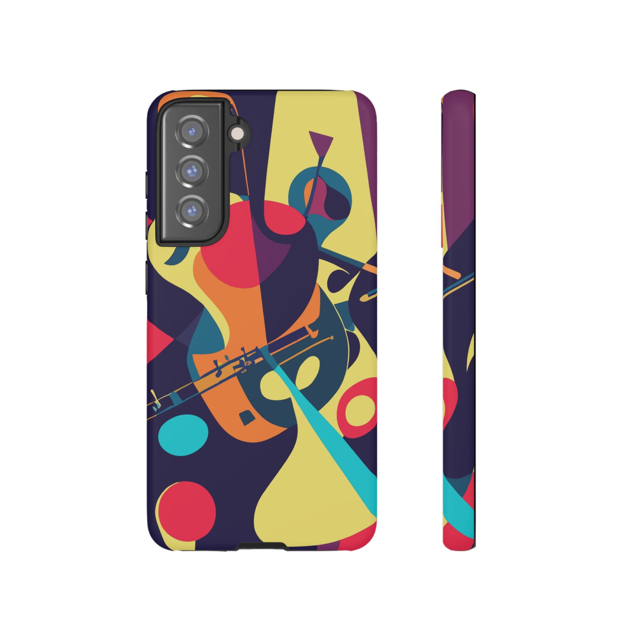 Vibrant Guitar Phone Case - Tough Cases for Music Lovers, Colorful Phone Cover, Gifts for Musicians, Artistic Mobile Accessories, [...]