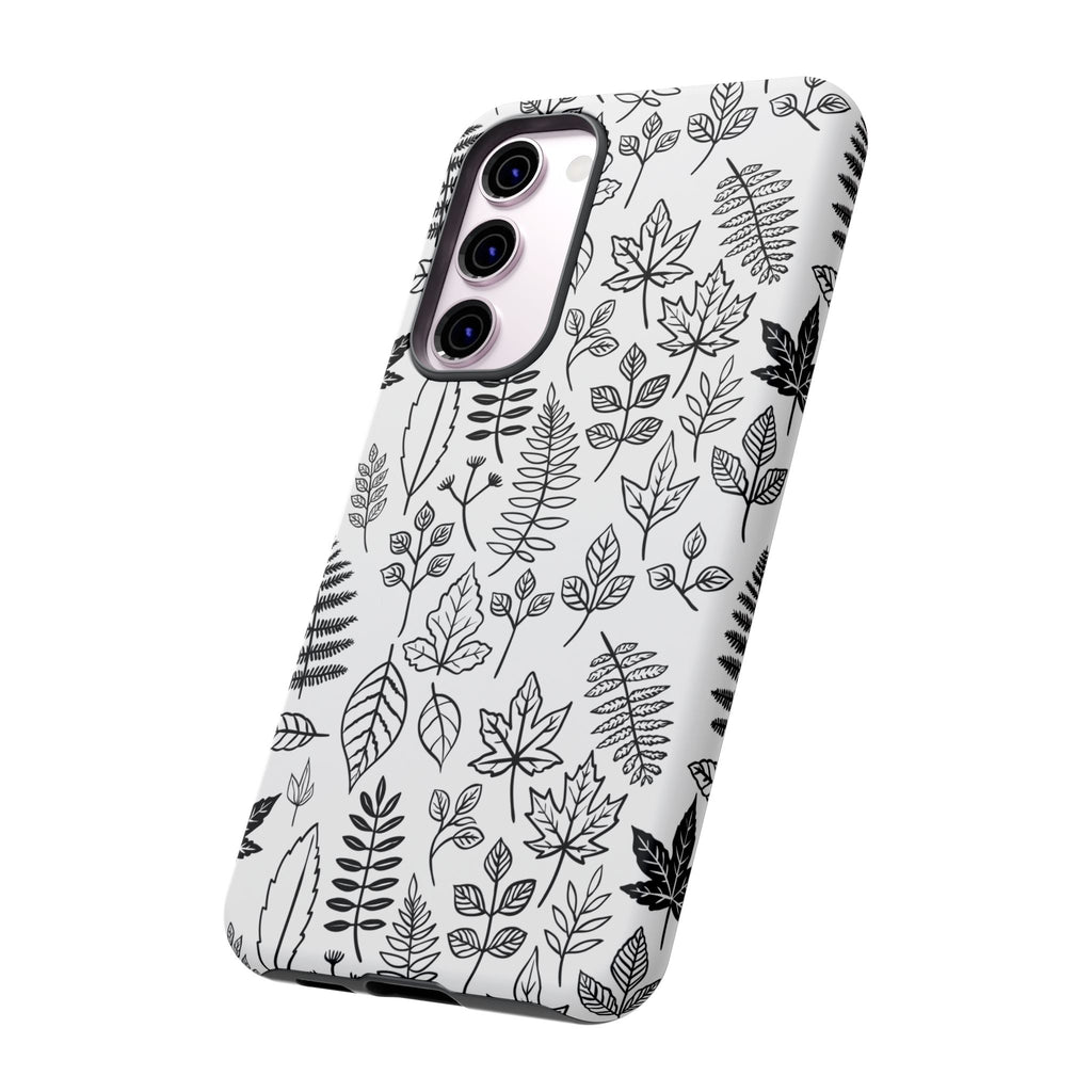 Stylish Phone Case for Nature Lovers, Botanical Design, Gift for Her, Fall Accessories, Customizable Tech Gear