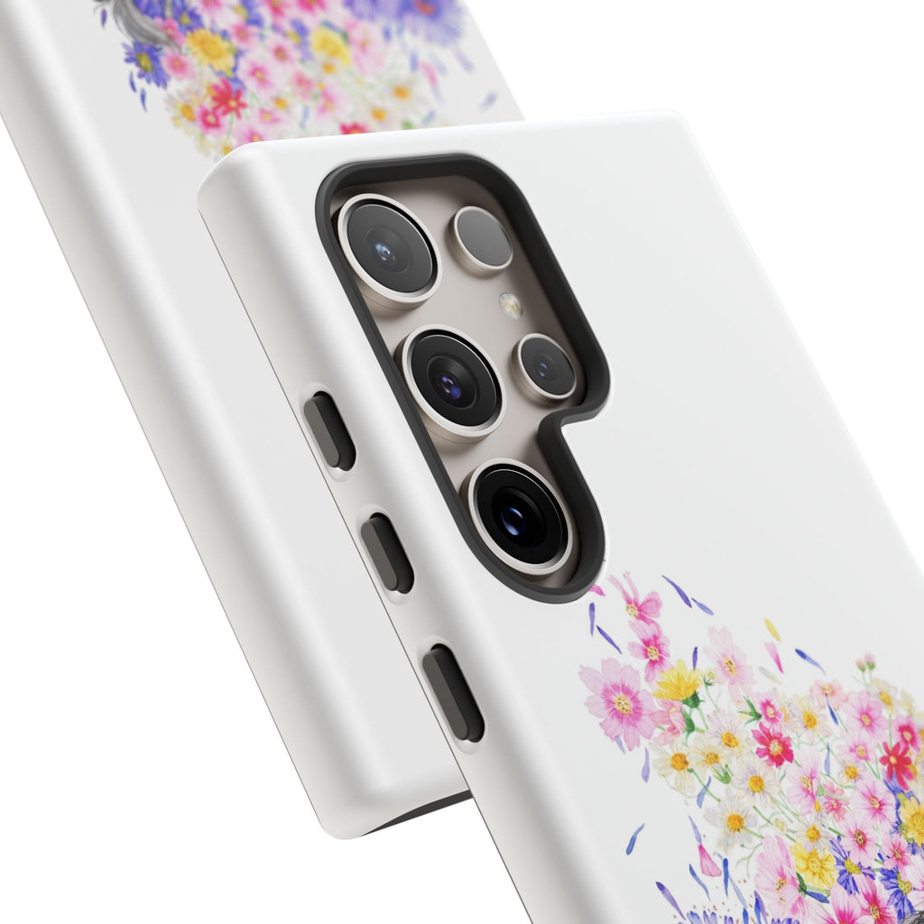 Floral Phone Case | Tough Cases | Cute Floral Design, Gift for Her, Spring Accessory, Mother's Day Gift, Stylish Protection