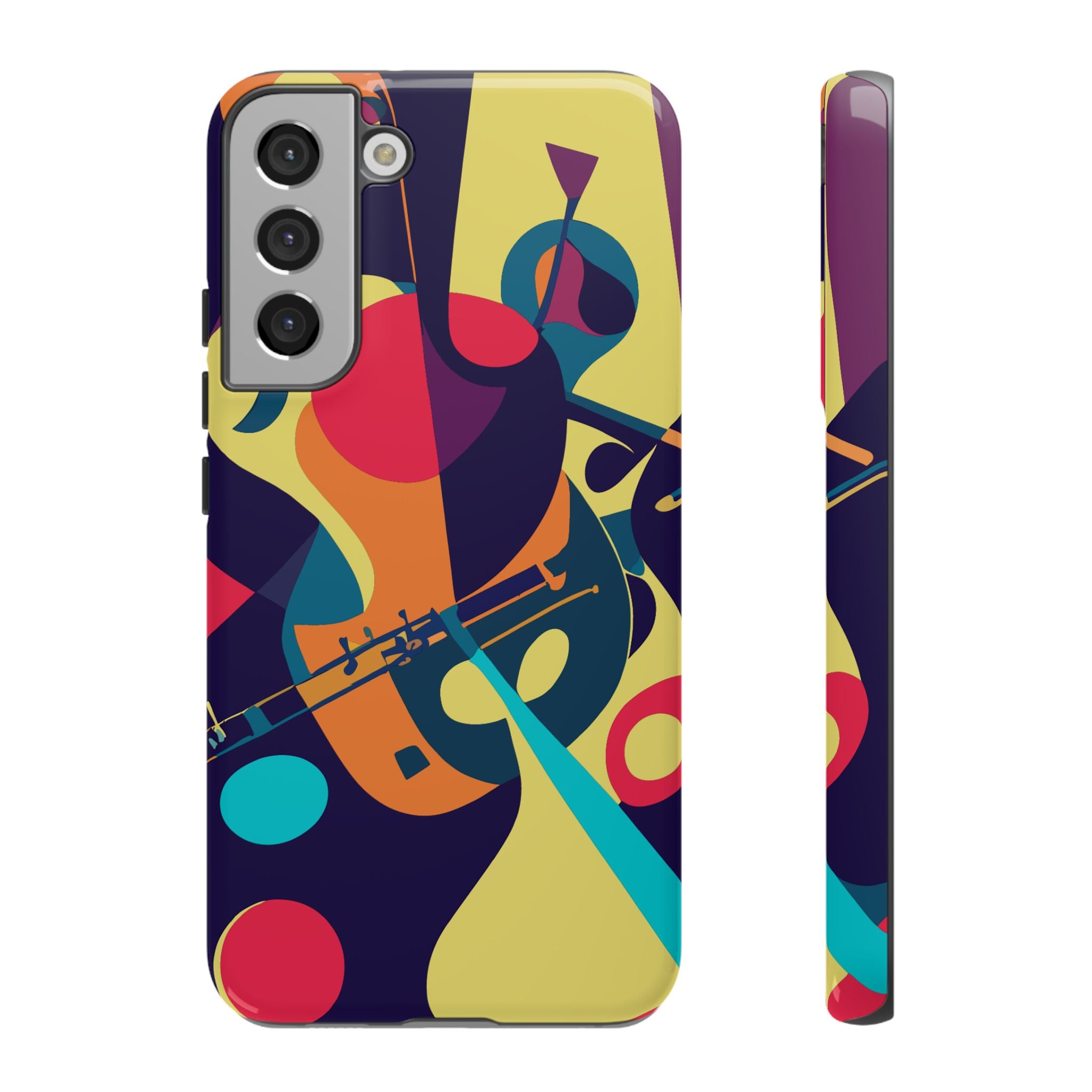 Vibrant Guitar Phone Case - Tough Cases for Music Lovers, Colorful Phone Cover, Gifts for Musicians, Artistic Mobile Accessories, [...]
