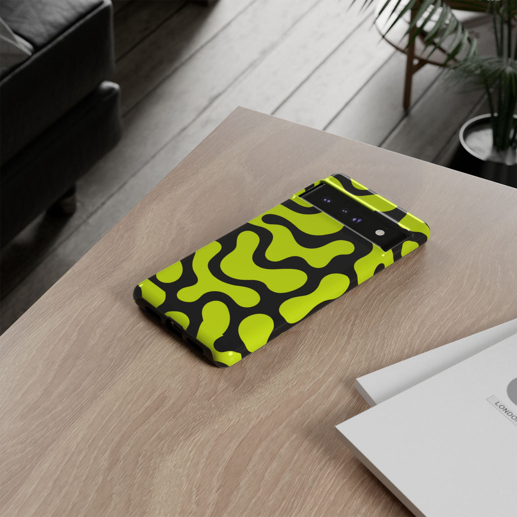 Bold Pattern Phone Case, Stylish Protective Cover, Unique Gift for Tech Lovers, Trendy Mobile Accessory, Rejuvenate Your Style