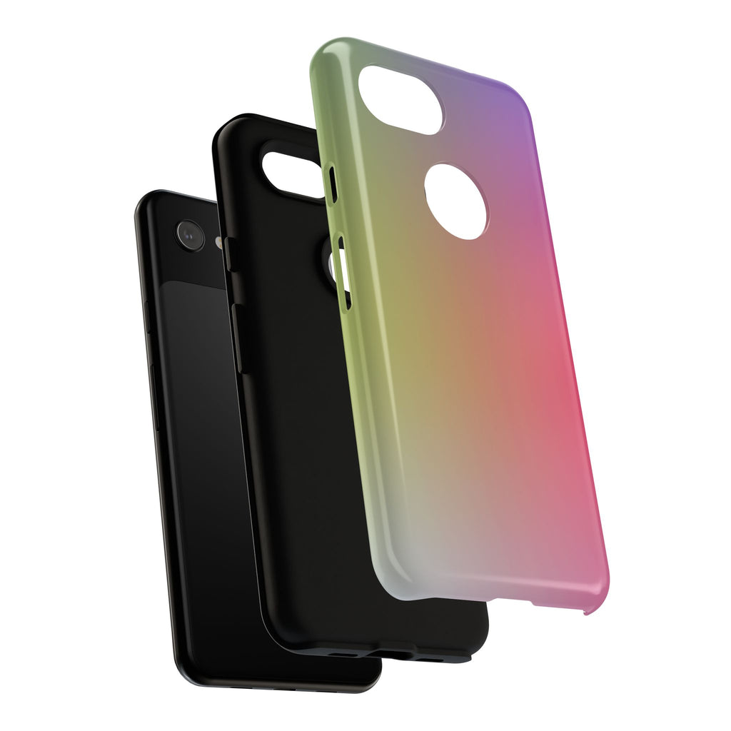 Gradient Phone Case, Tough Cases, Colorful Tech Accessory, Modern Phone Protection, Trendy Gift for Friends, Birthday, Holidays