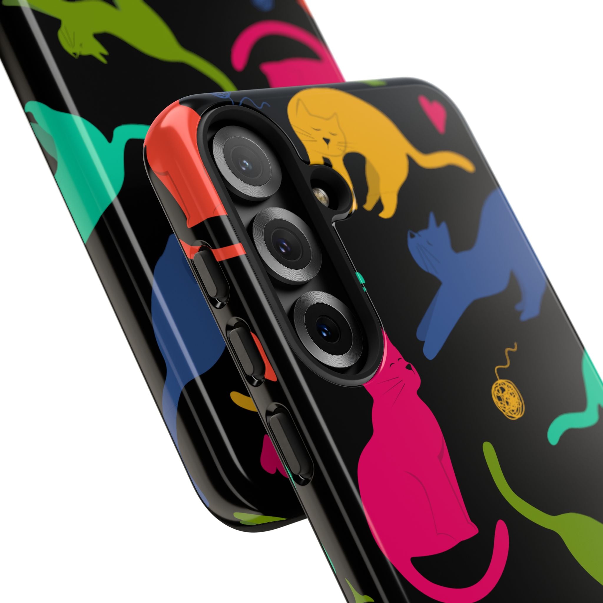 Colorful Cat Phone Case - Fun Pet Lover Accessory, Paw-some Gift for Cat Owners, Colorful Protective Cover, Cute Animal Phone [...]