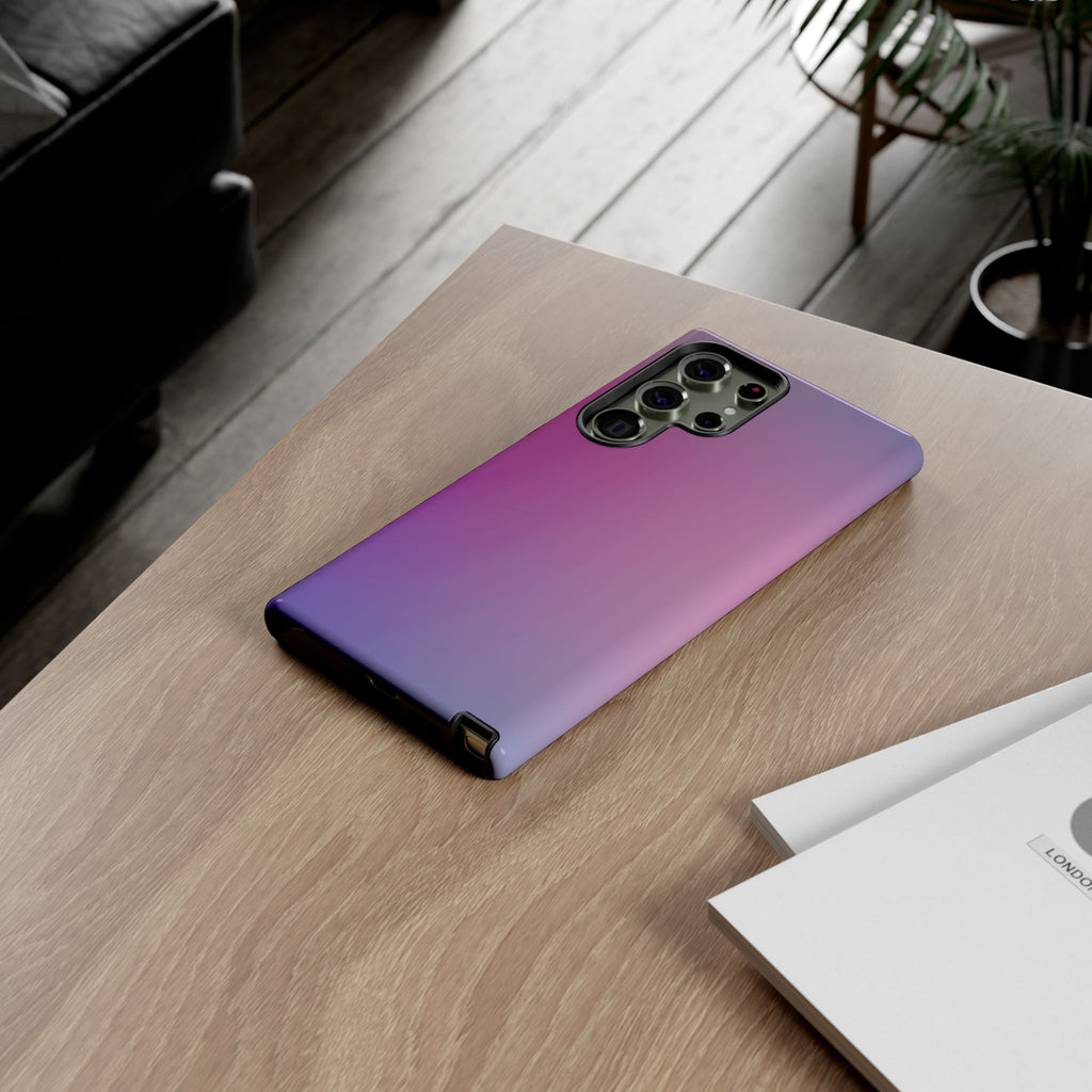 Stylish Phone Case, Tough Phone Cover, Gradient Phone Protector, Customizable Phone Shell, Durable Phone Accessory