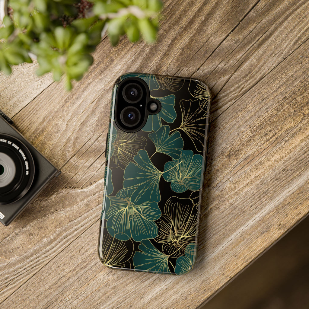 Floral Phone Case - Tough Cases, Protective Cover, Stylish Accessory, Gift for Her, Nature-Inspired Design