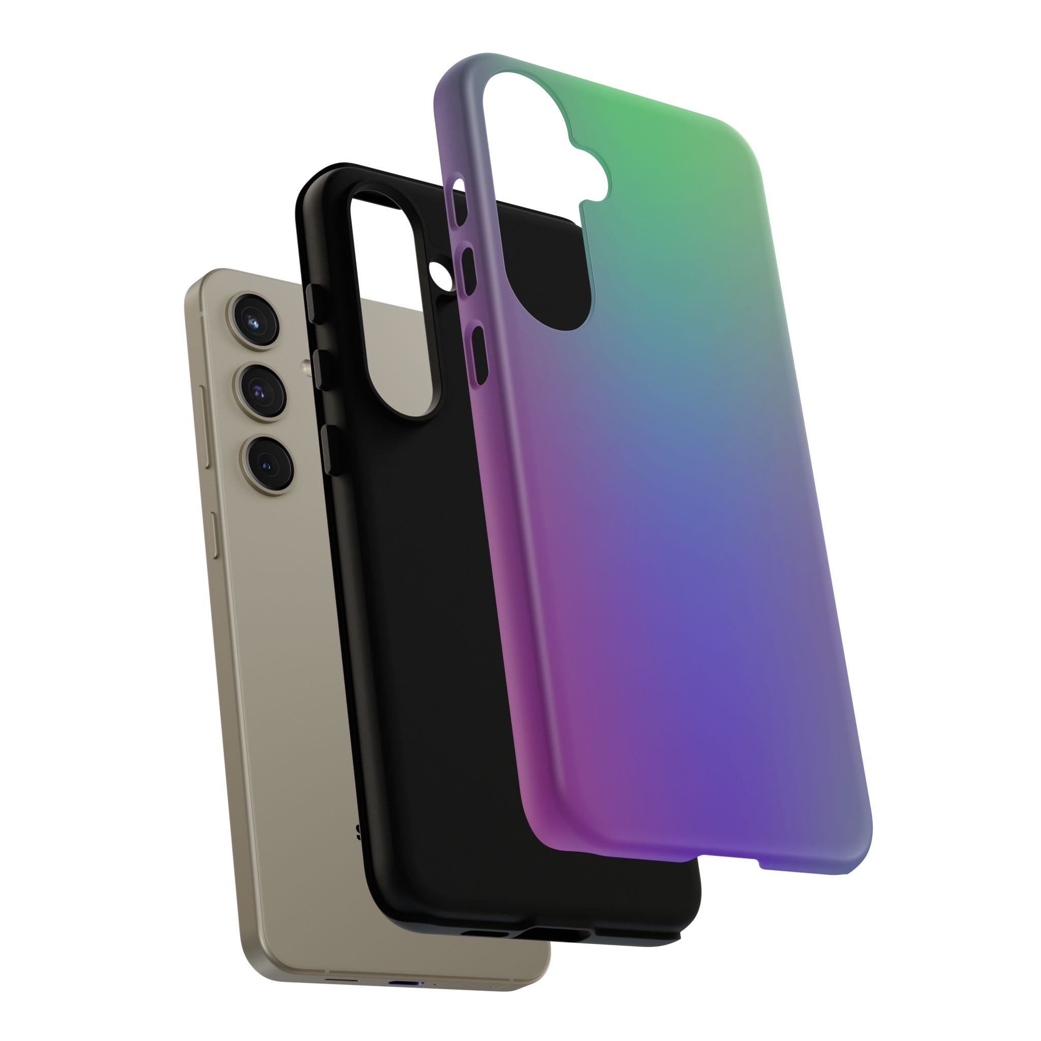 Gradient Phone Case, Durable Phone Protector, Trendy Cell Phone Accessory, Gift for Tech Lovers, Stylish Mobile Case