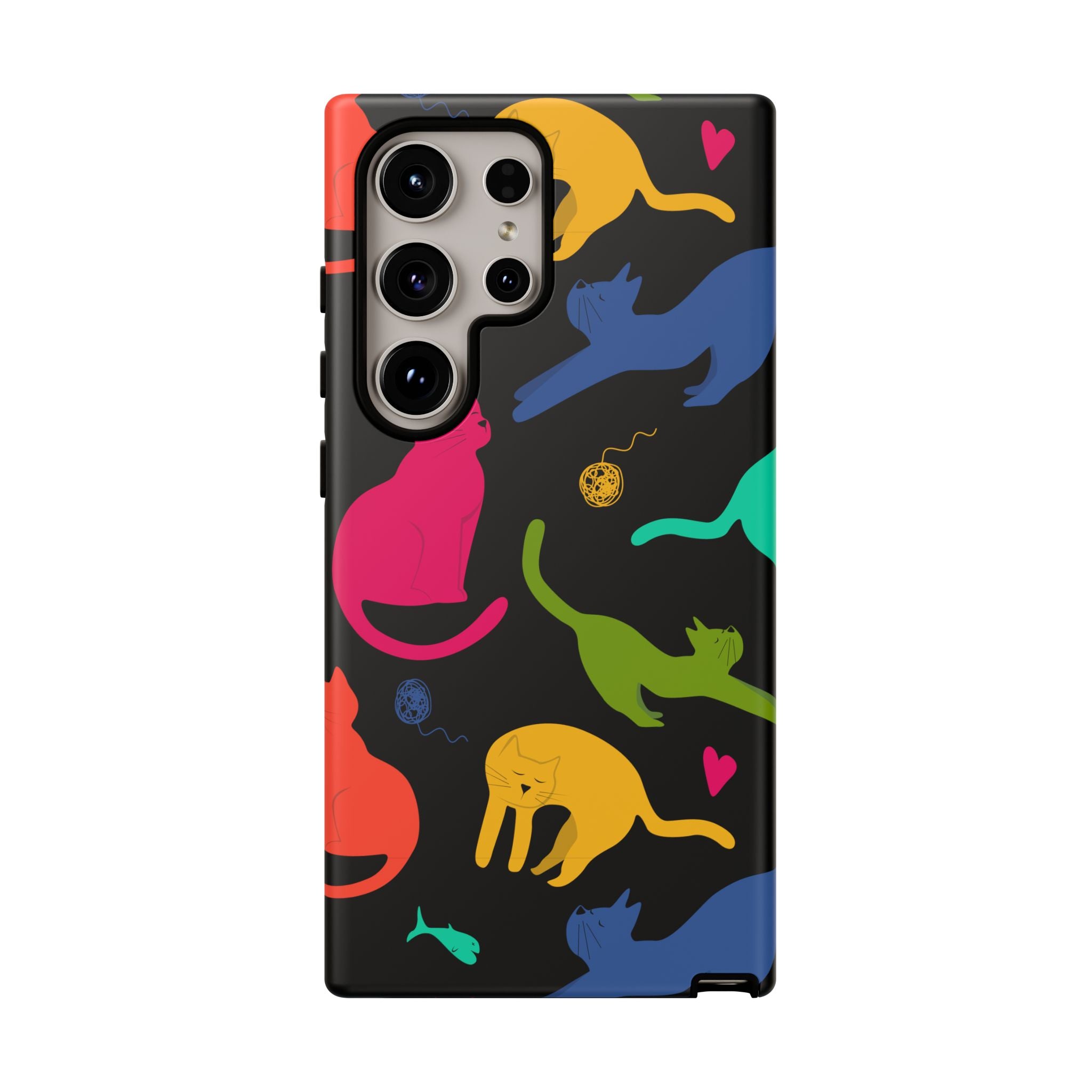 Colorful Cat Phone Case - Fun Pet Lover Accessory, Paw-some Gift for Cat Owners, Colorful Protective Cover, Cute Animal Phone [...]
